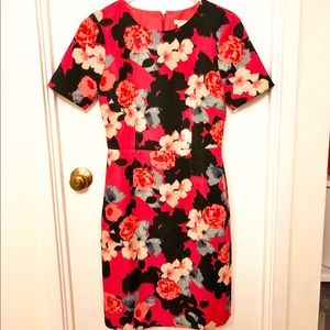 J. Crew Factory Short-Sleeve Printed Dress